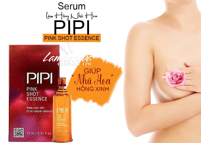 Tinh chất hồng nhũ hoa Pipi Pink Shot Essence 15ml Hàn Quốc 23