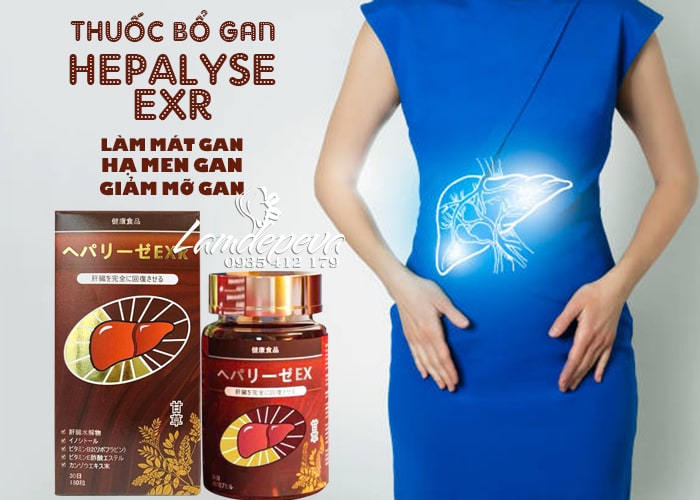 Bổ gan Hepalyse EXR của Nhật Bản 180 viên chính hãng 45