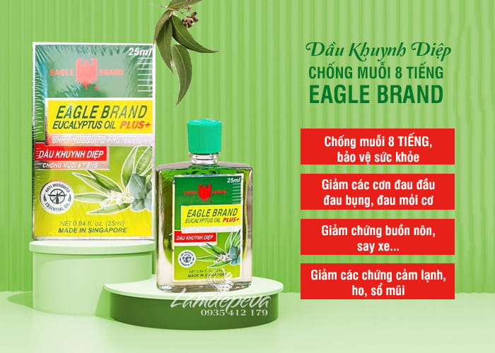 Dầu khuynh diệp Eagle Brand của Singapore chống muỗi 78