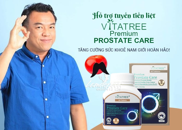 Hỗ trợ tuyến tiền liệt Vitatree Premium Prostate Care 60 viên 34