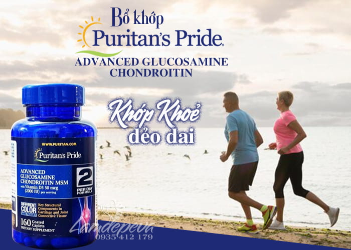 Bổ khớp Puritan's Pride Advanced Glucosamine 160 viên của Mỹ 34