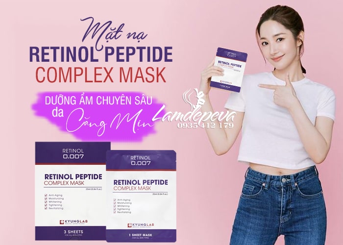 Mặt nạ Kyung Lab Retinol Peptide Complex Mask Hàn Quốc 34