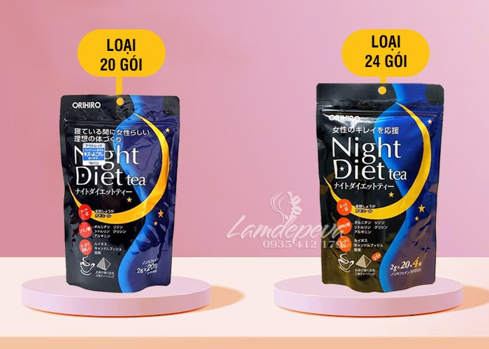 Trà giảm cân Orihiro Night Diet Tea Nhật Bản 2g x 20 gói 08