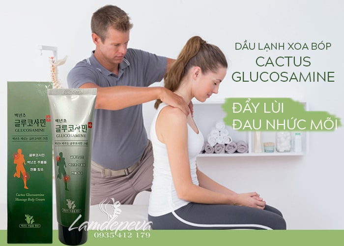 Dầu lạnh xoa bóp Cactus Glucosamine Hàn Quốc giảm đau khớp 67