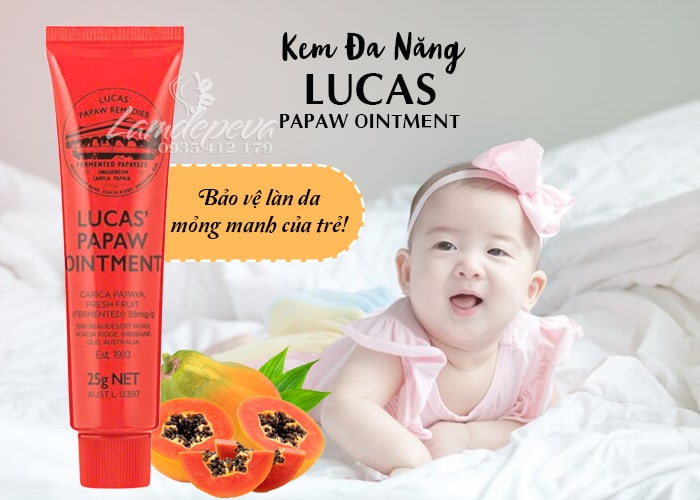 Kem Đa Năng Lucas Papaw Oinment Của Úc- Lọ 25g 12