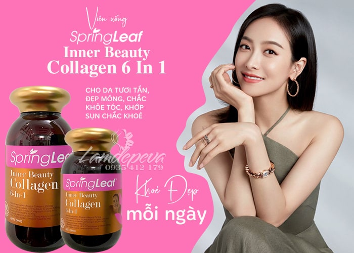 Collagen 6 in 1 Spring Leaf Inner Beauty Úc chống lão hóa 45