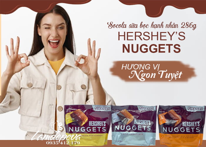 Socola Hershey’s Nuggets 289g của Mỹ với 3 hương vị 23