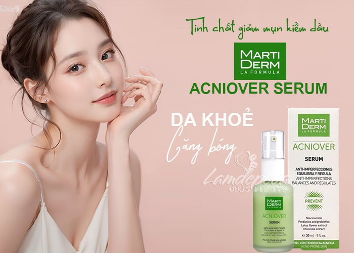 Tinh chất giảm mụn kiểm soát nhờn MartiDerm Acniover Serum 23