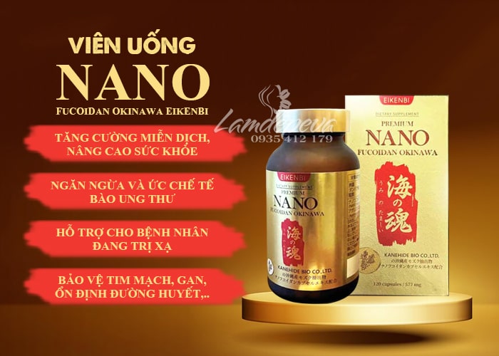 Viên uống Eikenbi Premium Nano Fucoidan Okinawa Nhật Bản 120 viên 78