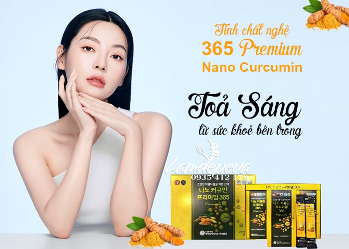 Tinh nghệ 365 Nano Curcumin Premium 30 gói x 20ml Hàn Quốc 2