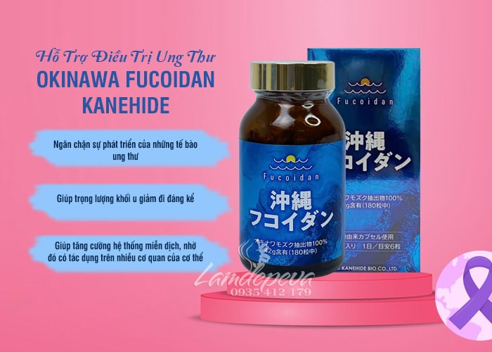 Tảo nâu Okinawa Fucoidan Kanehide 180 viên của Nhật Bản 45