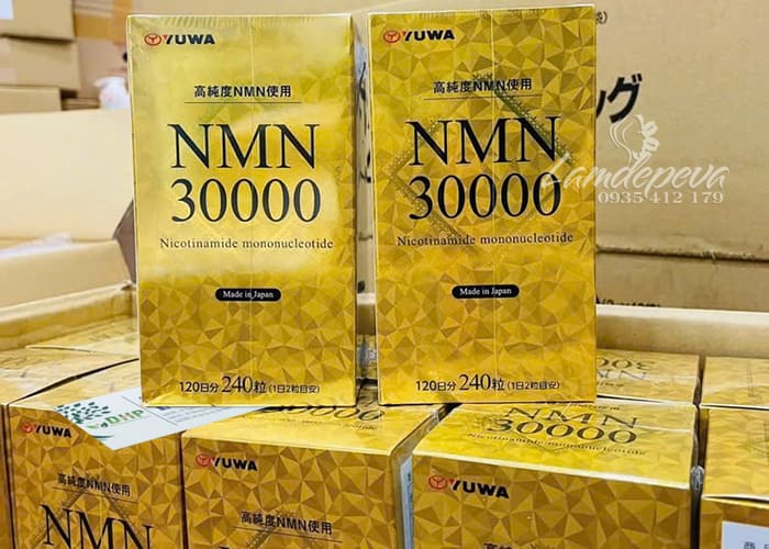 Viên uống NMN 30000 Yuwa Nhật Bản 240 viên chống lão hóa 90