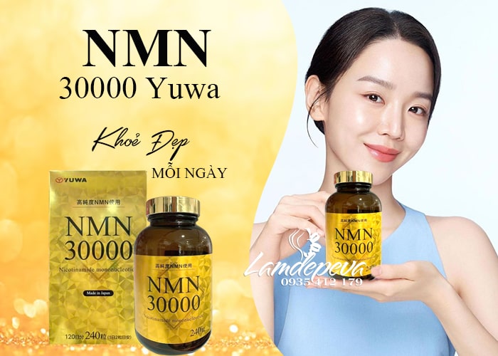 Viên uống NMN 30000 Yuwa Nhật Bản 240 viên chống lão hóa 343