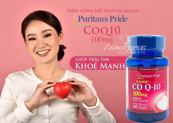 CoQ10 Puritan's Pride Của Mỹ - Bổ Trợ Tim Mạch - 60 Viên 45