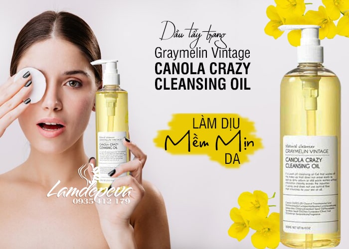 Dầu tẩy trang hoa cải Graymelin Vintage Canola Crazy Hàn Quốc 45