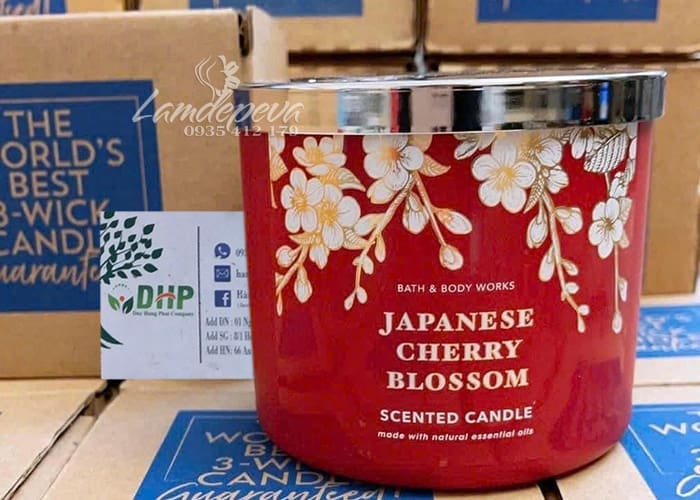 Nến thơm Bath & Body Works 3 bấc hũ 411g nhiều mùi 9