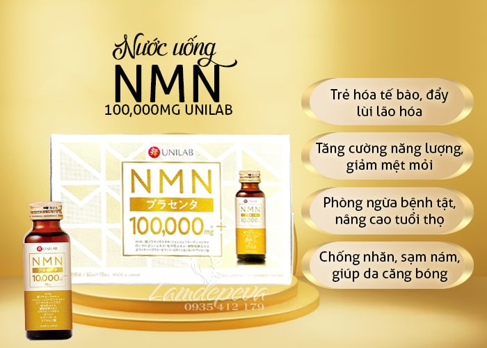 Nước uống NMN 100000mg Unilab cao cấp của Nhật Bản 56