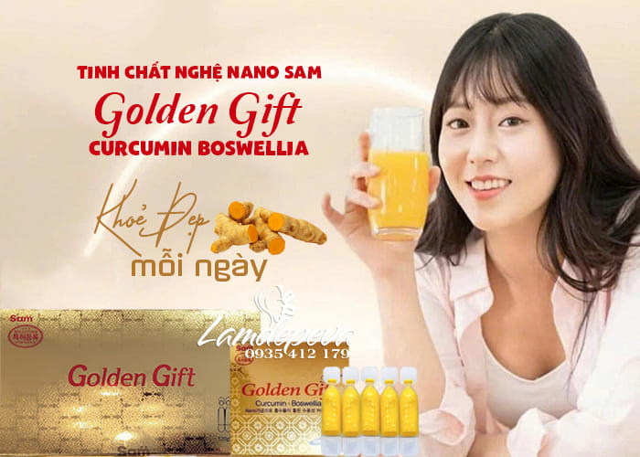 Tinh chất nghệ nano Sam Golden Gift Plus Curcumin Boswellia  1