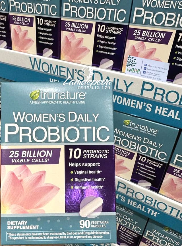 Men vi sinh Women’s Daily Probiotic Trunature 90 viên của Mỹ 45