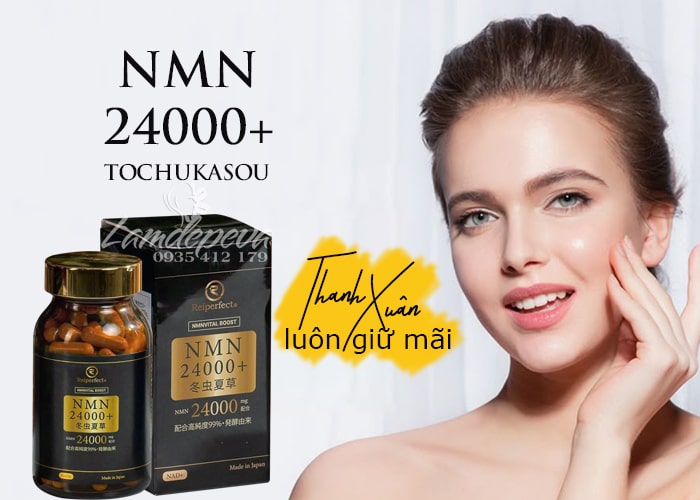 NMN 24000+ Tochukasou Nhật Bản 90 viên trẻ hóa tế bào 23