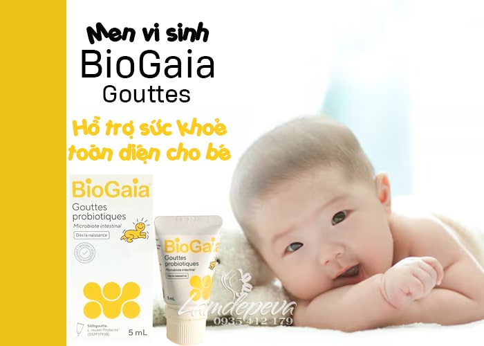 Men vi sinh Biogaia Gouttes nội địa Pháp tuýp 5ml cho bé  56