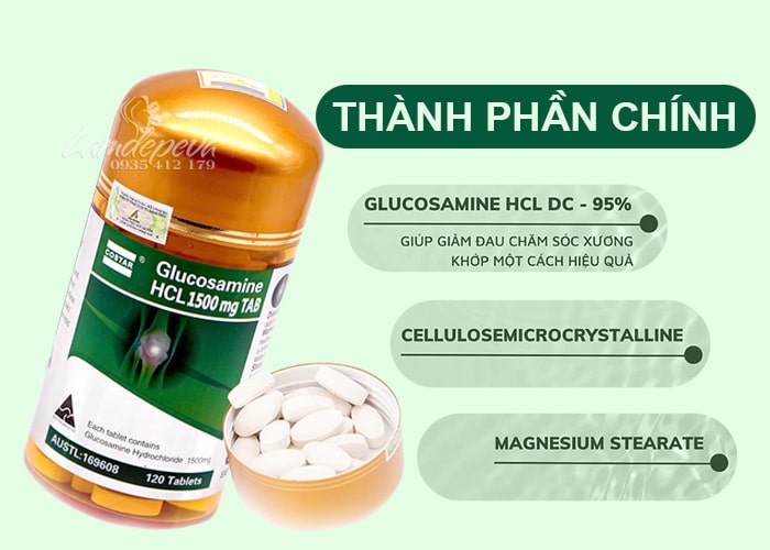 Bổ khớp Costar Glucosamine HCL 1500mg của Úc 120 viên 57