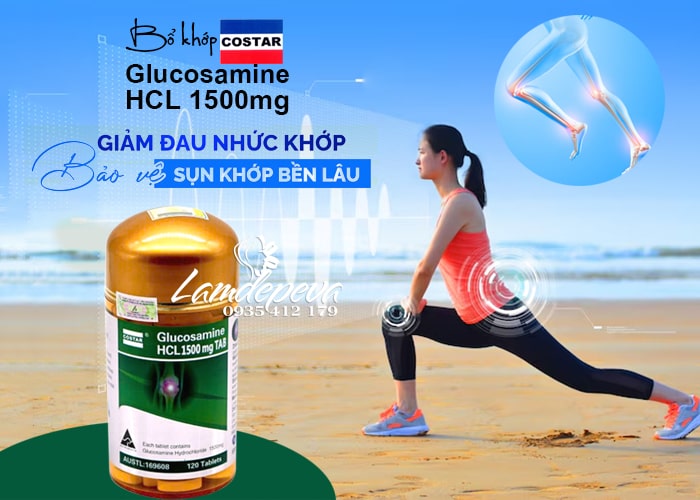 Bổ khớp Costar Glucosamine HCL 1500mg của Úc 120 viên 34