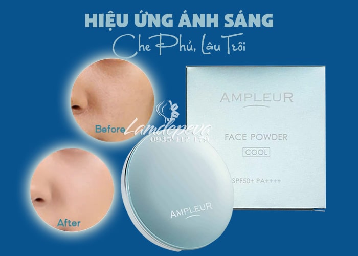 Phấn phủ cao cấp Ampleur Face Powder Cool của Nhật Bản 4598 Phấn phủ cao cấp Ampleur Face Powder Cool của Nhật Bản 4598