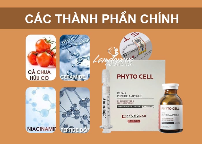 Tế bào gốc Phyto Cell Kyung Lab Repair Peptide Ampoule 20ml 3