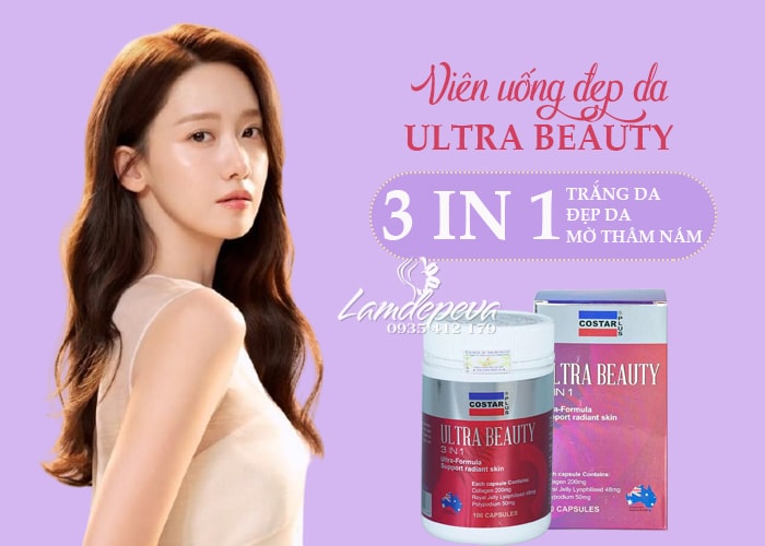 Viên uống đẹp da Costar Ultra Beauty 3 In 1 của Úc hộp 100 viên 34