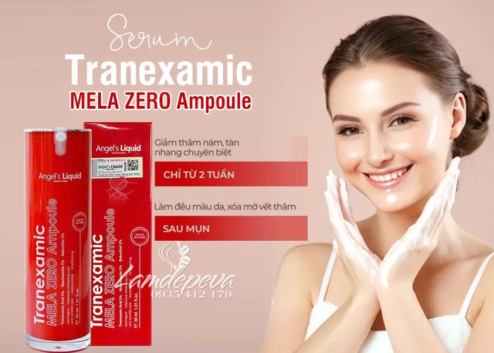 Serum Tranexamic Mela Zero Ampoule Angel's Liquid chai 30ml 23
