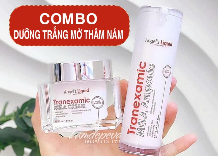 Serum trắng da mờ thâm Tranexamic Mela Ampoule 30ml 59 Serum trắng da mờ thâm Tranexamic Mela Ampoule 30ml 59
