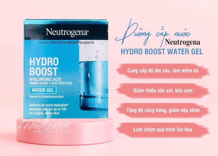 Kem dưỡng ẩm Neutrogena Hydro Boost Water Gel 50ml của Mỹ 99