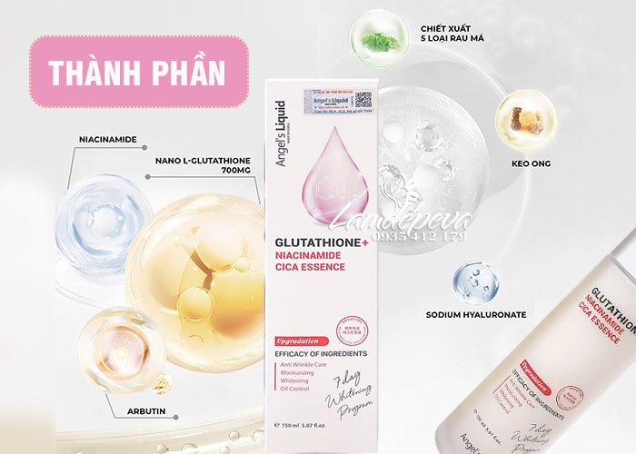 Nước thần Glutathione Niacinamide Cica Essence 150ml Hàn Quốc 39