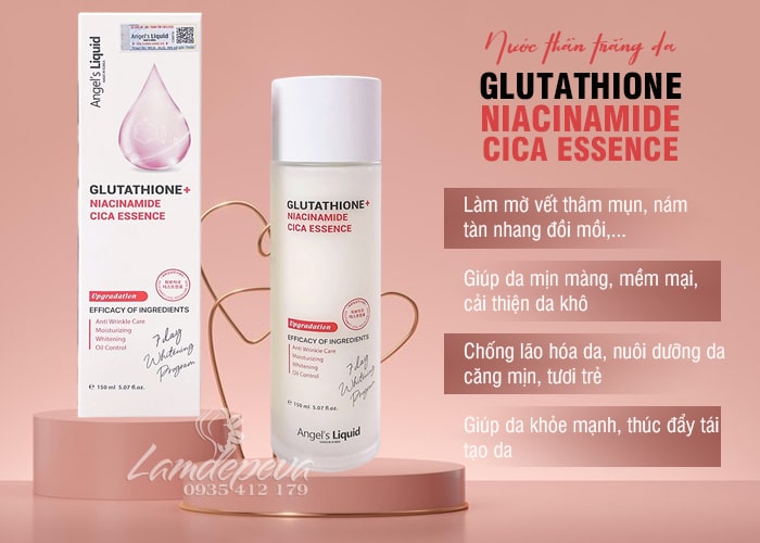 Nước thần Glutathione Niacinamide Cica Essence 150ml Hàn Quốc 58