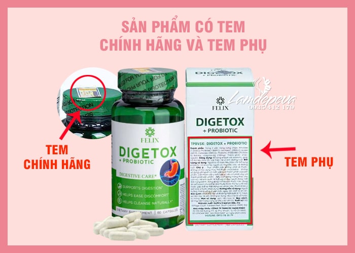 Viên uống hỗ trợ tiêu hóa Felix Digetox Probiotic của Mỹ 49