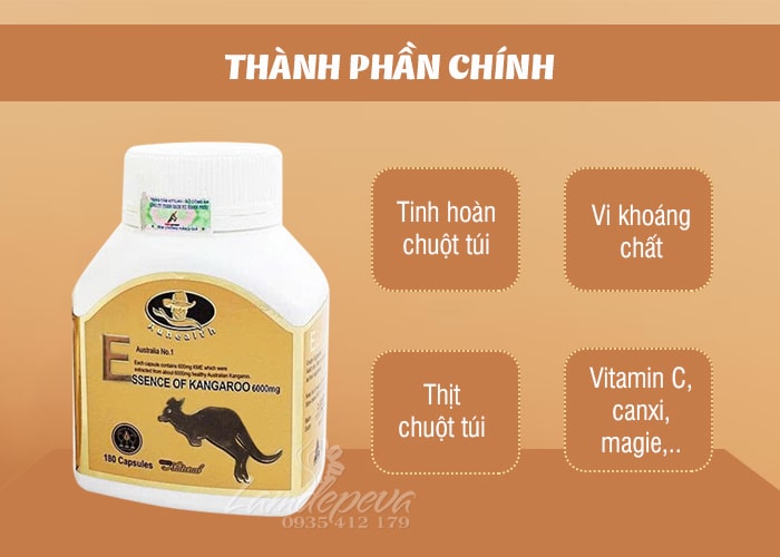 Viên uống Essence Of Kangaroo Auhealth 6000mg 180 viên Úc 34