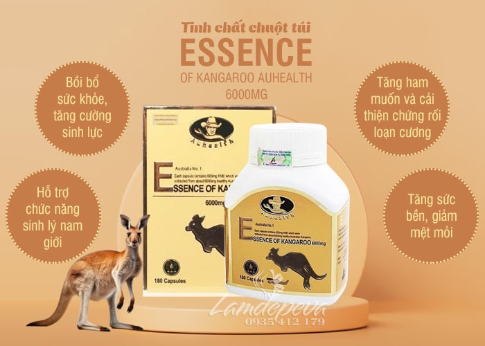 Viên uống Essence Of Kangaroo Auhealth 6000mg 180 viên Úc 58