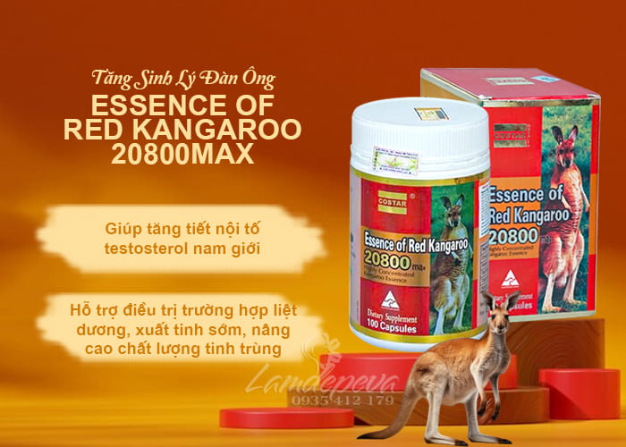 Essence of Red Kangaroo Tăng Cường Sinh Lý Đàn Ông - 100 Viên 58