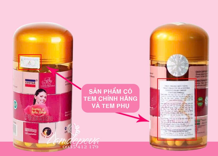 Viên nhau thai cừu Costar Sheep Placenta 35000mg Của Úc 88