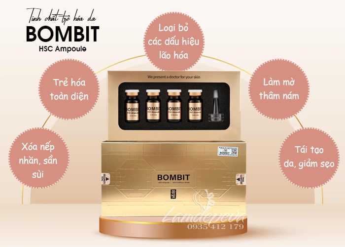 Tinh chất Bombit HSC Ampoule hộp 4 lọ x 5ml của Hàn Quốc 88