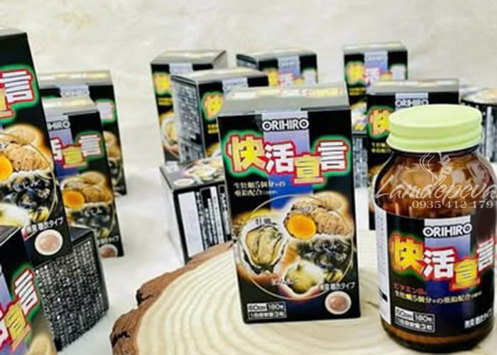 Tinh chất hàu tươi tỏi nghệ Orihiro 180 viên Nhật mẫu mới 3