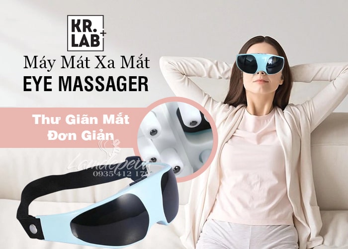 Máy mát xa mắt Kr.Lab Eye Massager giảm thâm quầng bọng mắt 99