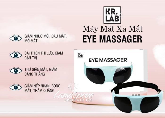 Máy mát xa mắt Kr.Lab Eye Massager giảm thâm quầng bọng mắt 99
