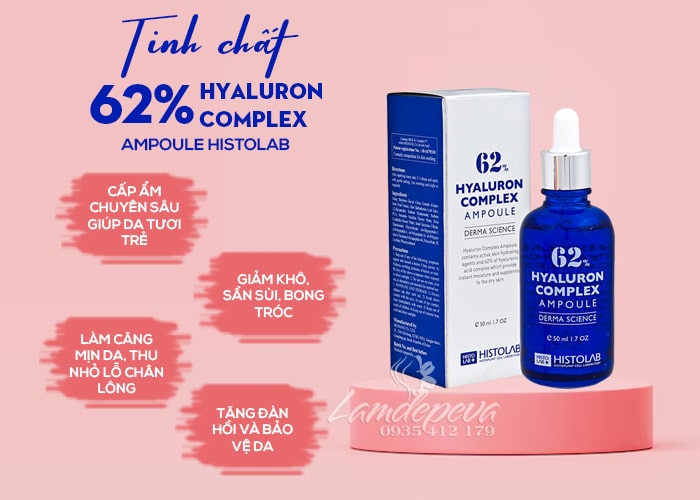 Serum 62% Hyaluron Complex Ampoule Histolab Hàn Quốc 00