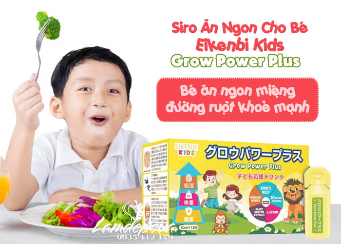 Siro háu ăn Eikenbi Kids Grow Power Plus Nhật Bản 15 ống 23 Siro háu ăn Eikenbi Kids Grow Power Plus Nhật Bản 15 ống 23