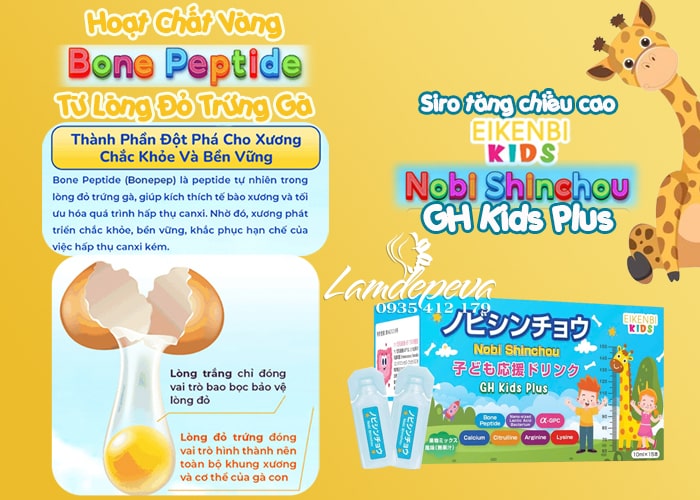 Siro tăng chiều cao Nobi Shinchou Eikenbi Kids của Nhật Bản 34 Siro tăng chiều cao Nobi Shinchou Eikenbi Kids của Nhật Bản 34