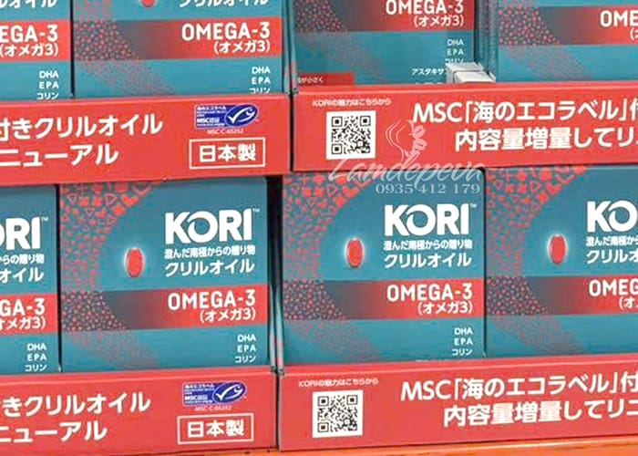 Dầu nhuyễn thể Kori Krill Oil Omega 3 hộp 152 viên Nhật Bản 37 Dầu nhuyễn thể Kori Krill Oil Omega 3 hộp 152 viên Nhật Bản 37