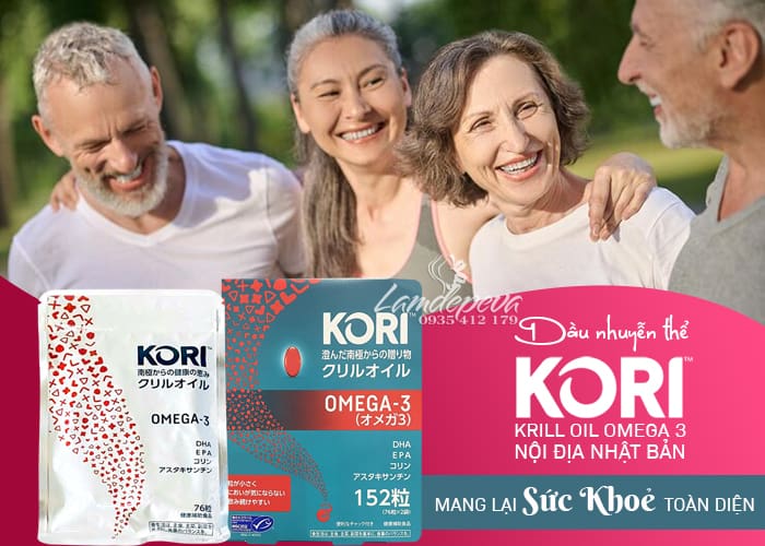 Dầu nhuyễn thể Kori Krill Oil Omega 3 hộp 152 viên Nhật Bản 2 Dầu nhuyễn thể Kori Krill Oil Omega 3 hộp 152 viên Nhật Bản 2