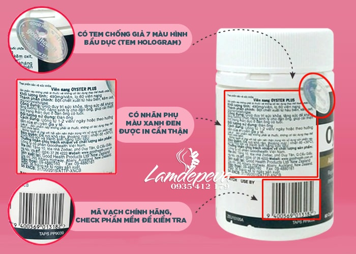 Oyster Plus Goodhealth 60 viên hỗ trợ sức khỏe nam giới 80 Oyster Plus Goodhealth 60 viên hỗ trợ sức khỏe nam giới 80